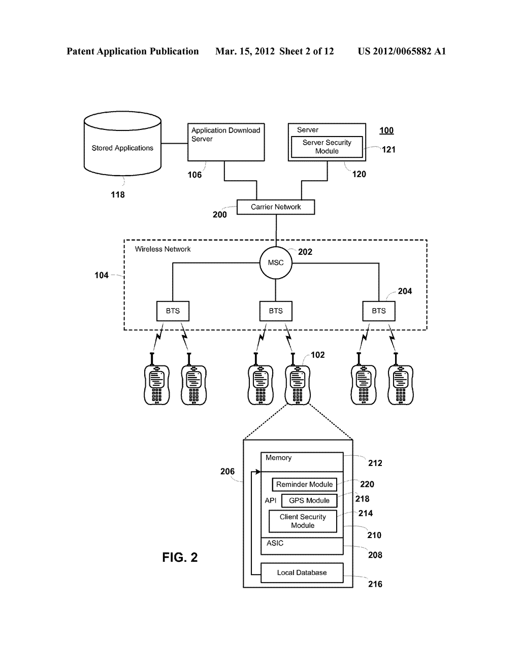 SYSTEM AND METHOD FOR INDICATING REMINDERS VIA A PORTABLE COMPUTING DEVICE - diagram, schematic, and image 03