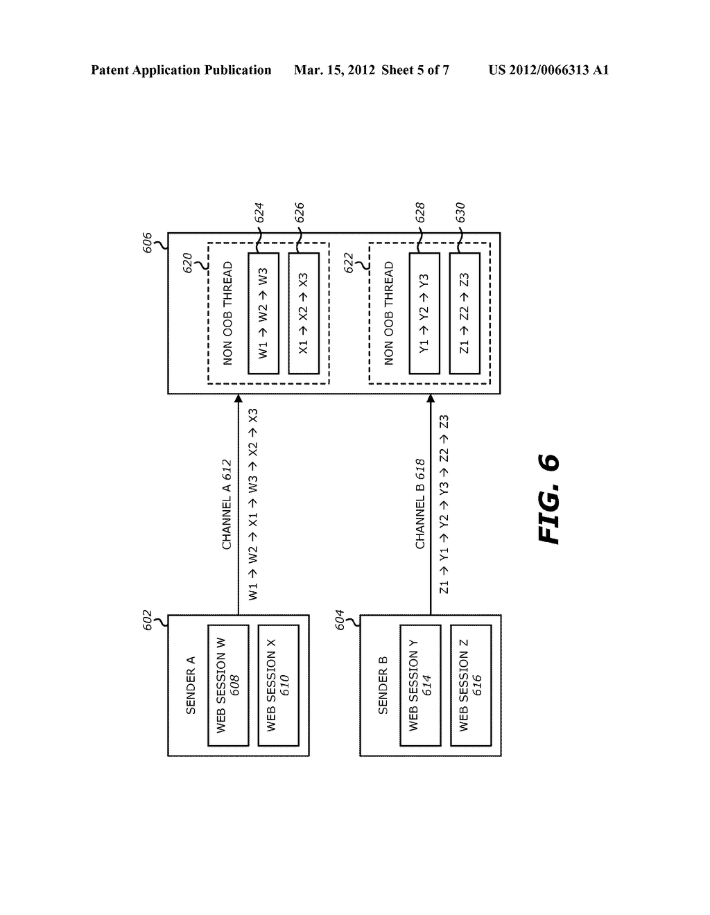 CONCURRENT DELIVERY FOR MESSAGES FROM A SAME SENDER - diagram, schematic, and image 06