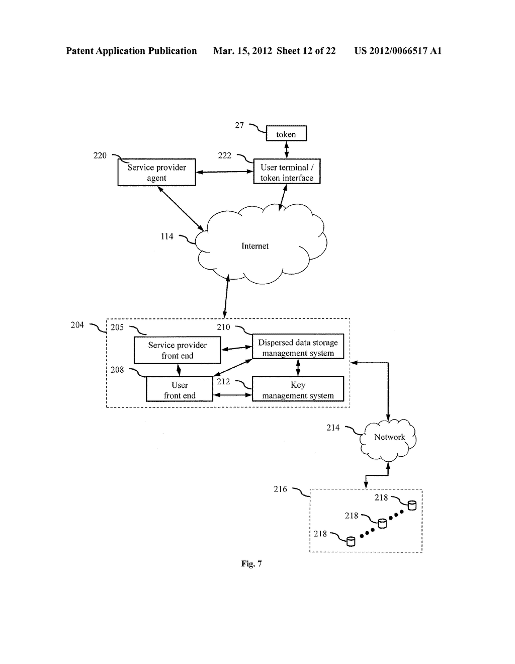 DISPERSED SECURE DATA STORAGE AND RETRIEVAL - diagram, schematic, and image 13