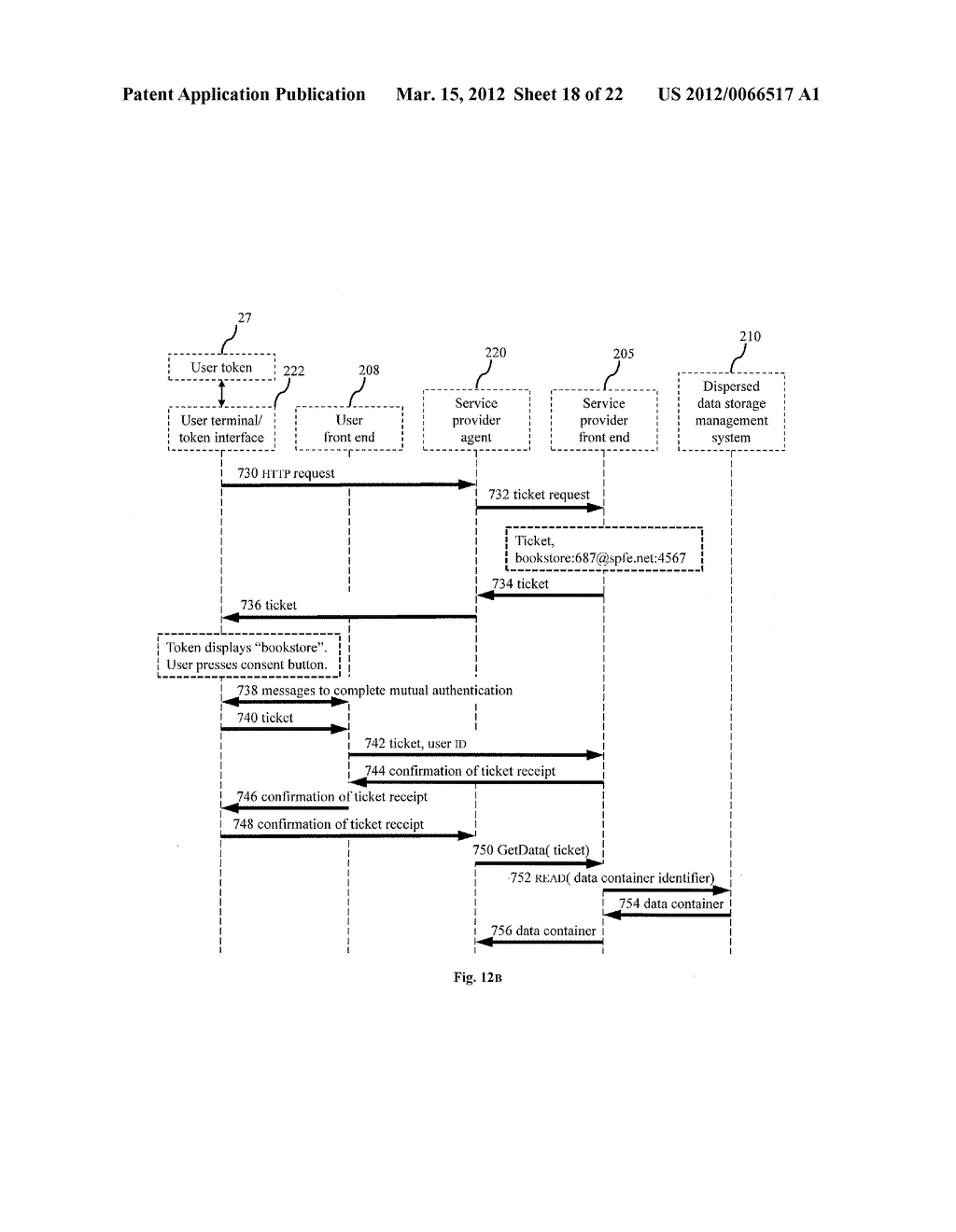 DISPERSED SECURE DATA STORAGE AND RETRIEVAL - diagram, schematic, and image 19