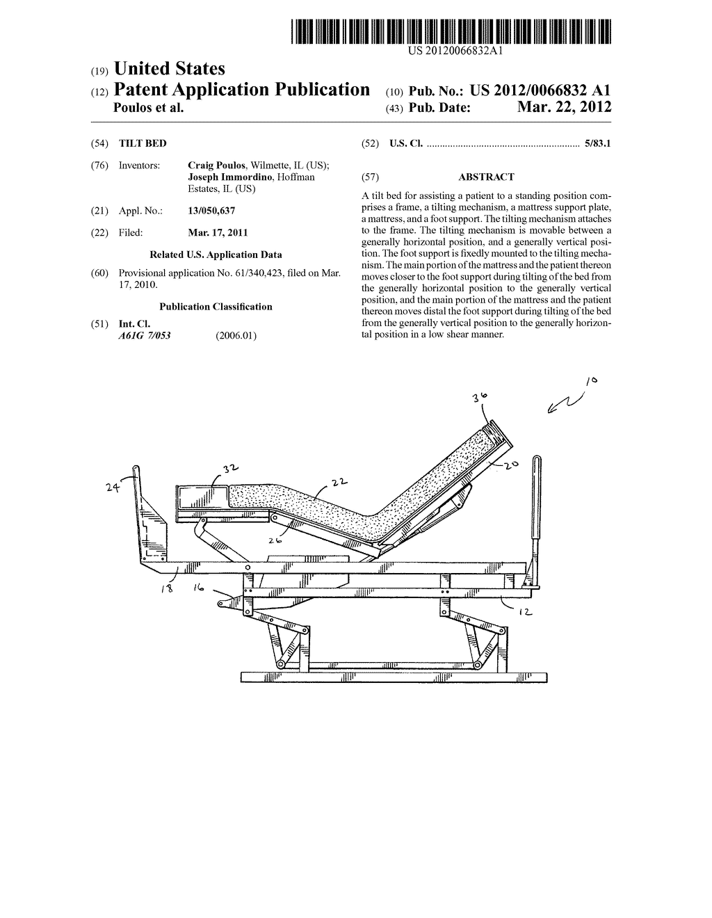 TILT BED - diagram, schematic, and image 01