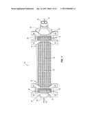 HEAT EXCHANGER HAVING A CONTOURED  INSERT AND METHOD OF ASSEMBLING THE     SAME diagram and image