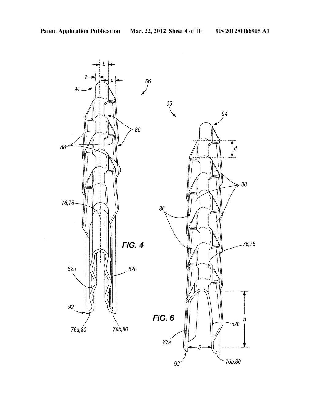 HEAT EXCHANGER HAVING A CONTOURED  INSERT AND METHOD OF ASSEMBLING THE     SAME - diagram, schematic, and image 05