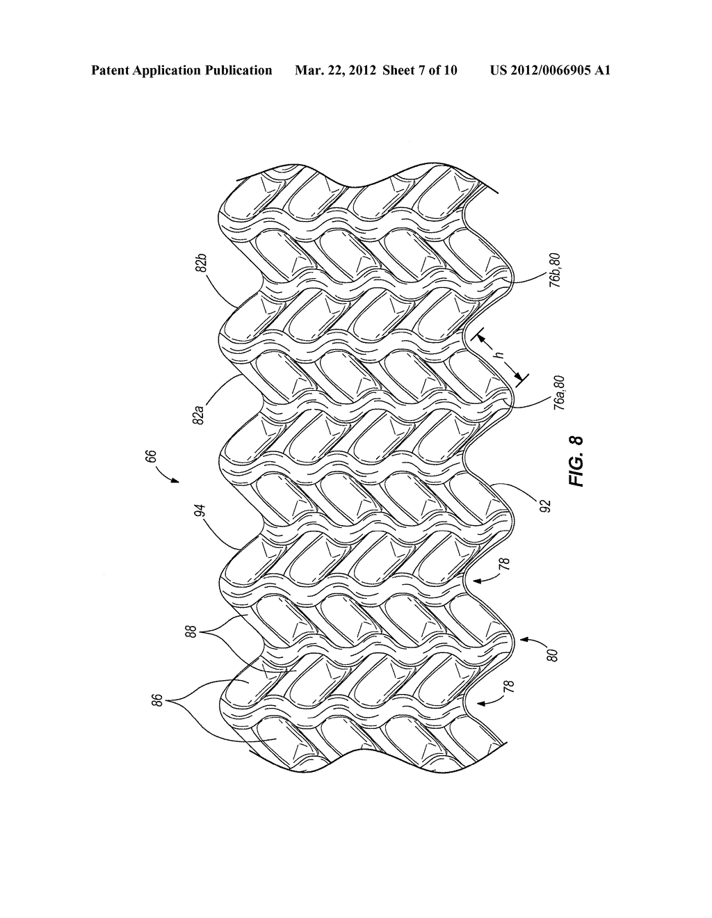HEAT EXCHANGER HAVING A CONTOURED  INSERT AND METHOD OF ASSEMBLING THE     SAME - diagram, schematic, and image 08