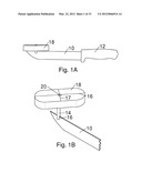 Double Handle Kitchen Knife diagram and image