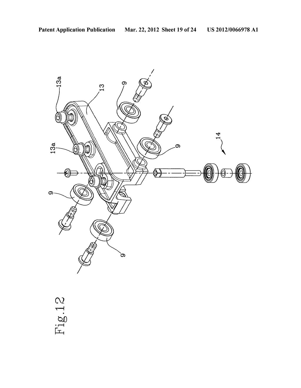 DEVICE FOR MOVING SLIDING DOORS - diagram, schematic, and image 20