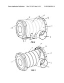 FILTER ELEMENT WITH FEATURES TO IMPROVE PRE-CLEANING PERFORMANCE, SEALING,     AND STRUCTURAL SUPPORT diagram and image