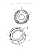 FILTER ELEMENT WITH FEATURES TO IMPROVE PRE-CLEANING PERFORMANCE, SEALING,     AND STRUCTURAL SUPPORT diagram and image