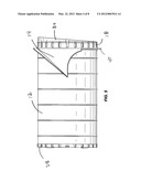 FILTER ELEMENT WITH FEATURES TO IMPROVE PRE-CLEANING PERFORMANCE, SEALING,     AND STRUCTURAL SUPPORT diagram and image