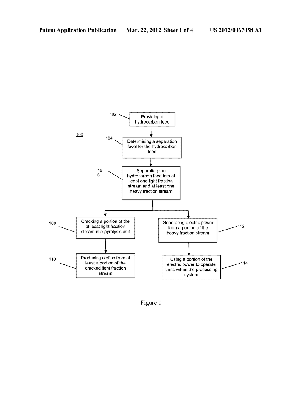 Process And Apparatus For Co-Production Of Olefins And Electric Power - diagram, schematic, and image 02
