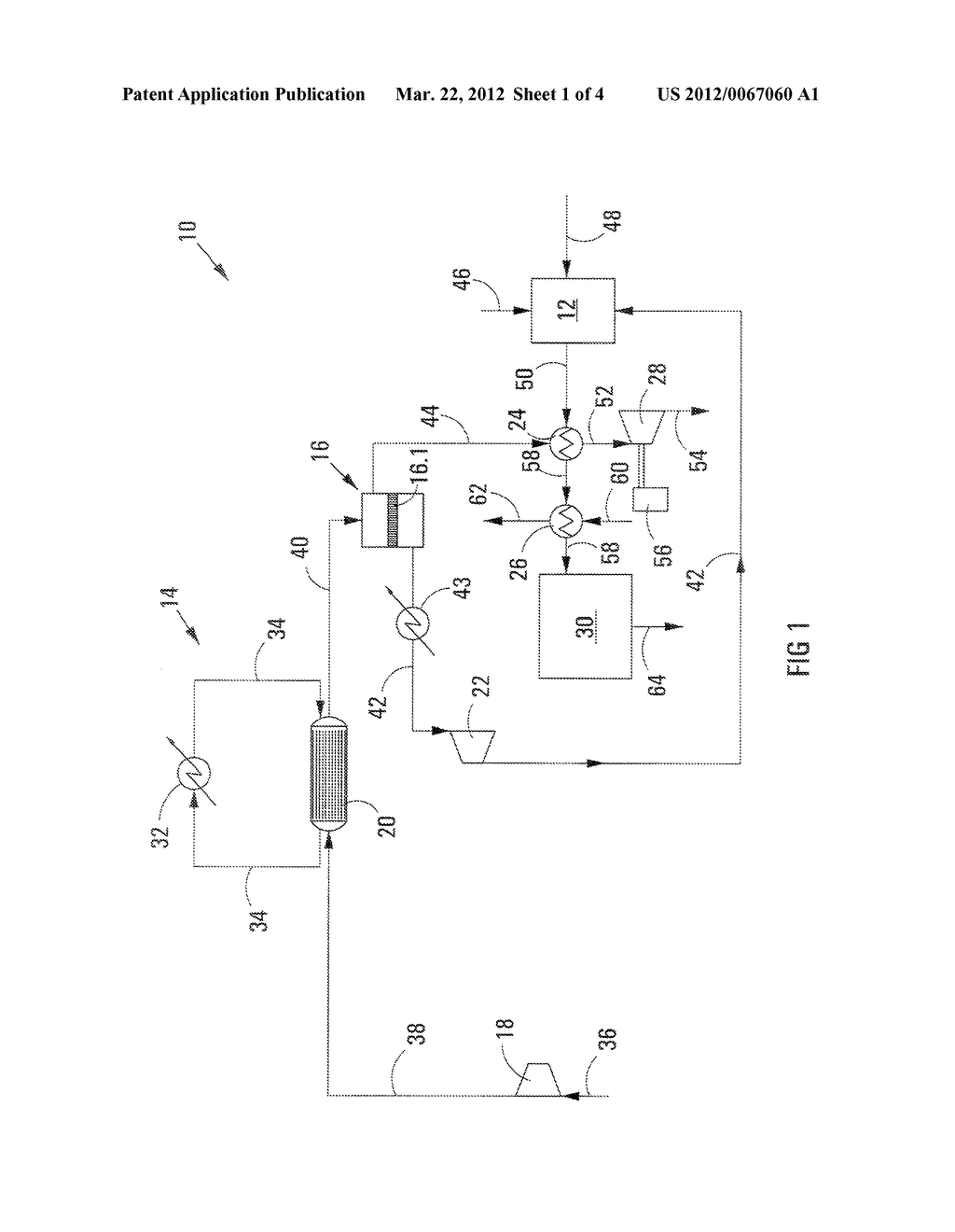 PROCESS FOR CO-PRODUCING SYNTHESIS GAS AND POWER - diagram, schematic, and image 02