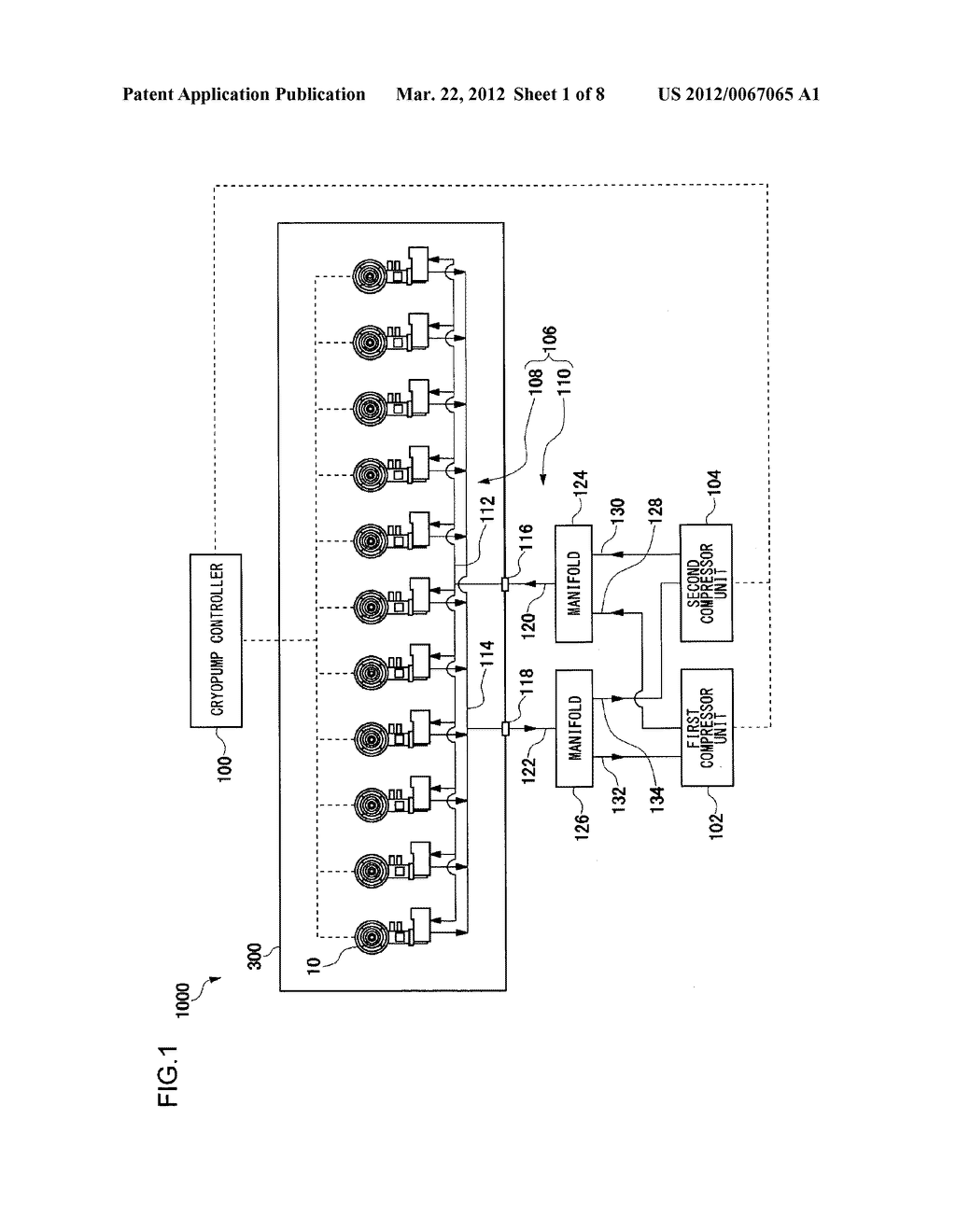 Cryopump system and method for controlling the cryopump system - diagram, schematic, and image 02