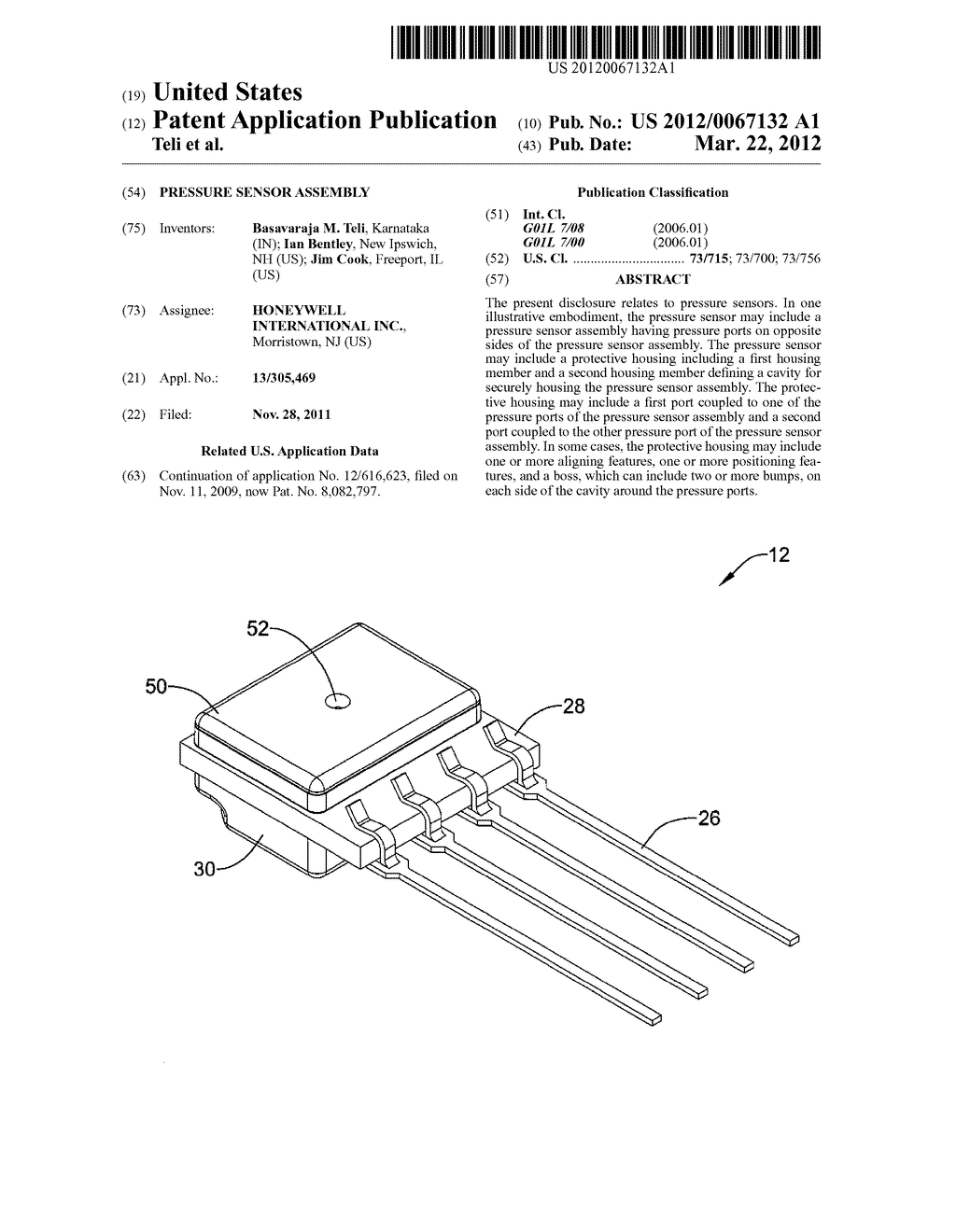 PRESSURE SENSOR ASSEMBLY - diagram, schematic, and image 01