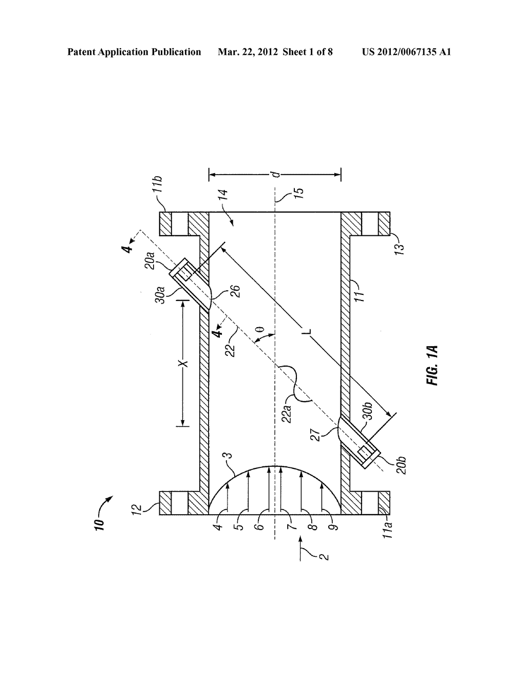 ULTRASONIC FLOW METER WITH A LIQUID DRAINAGE SYSTEM - diagram, schematic, and image 02