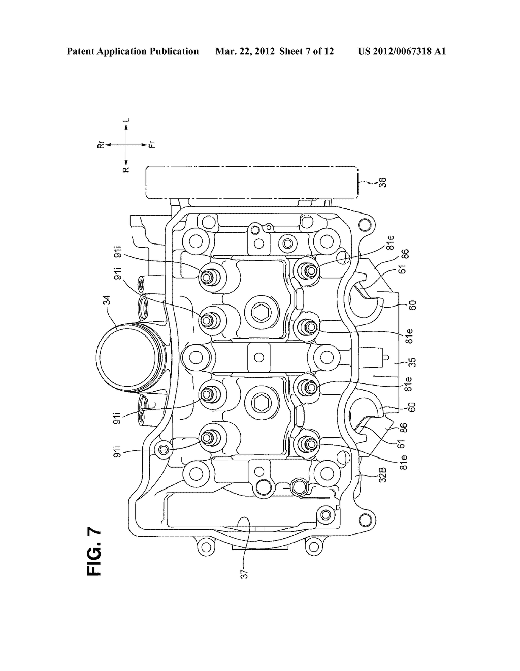 CYLINDER HEAD FOR AN INTERNAL COMBUSTION ENGINE, ENGINE INCORPORATING THE     CYLINDER HEAD, AND METHOD OF MAKING SAME - diagram, schematic, and image 08