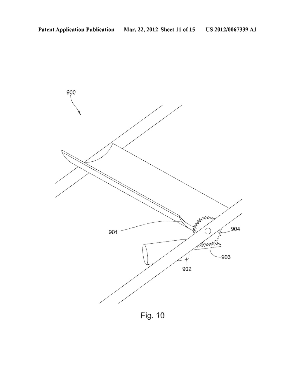 Rotatable Panels on an Exterior of a Structure that Directs Solar Energy     within the Structure - diagram, schematic, and image 12