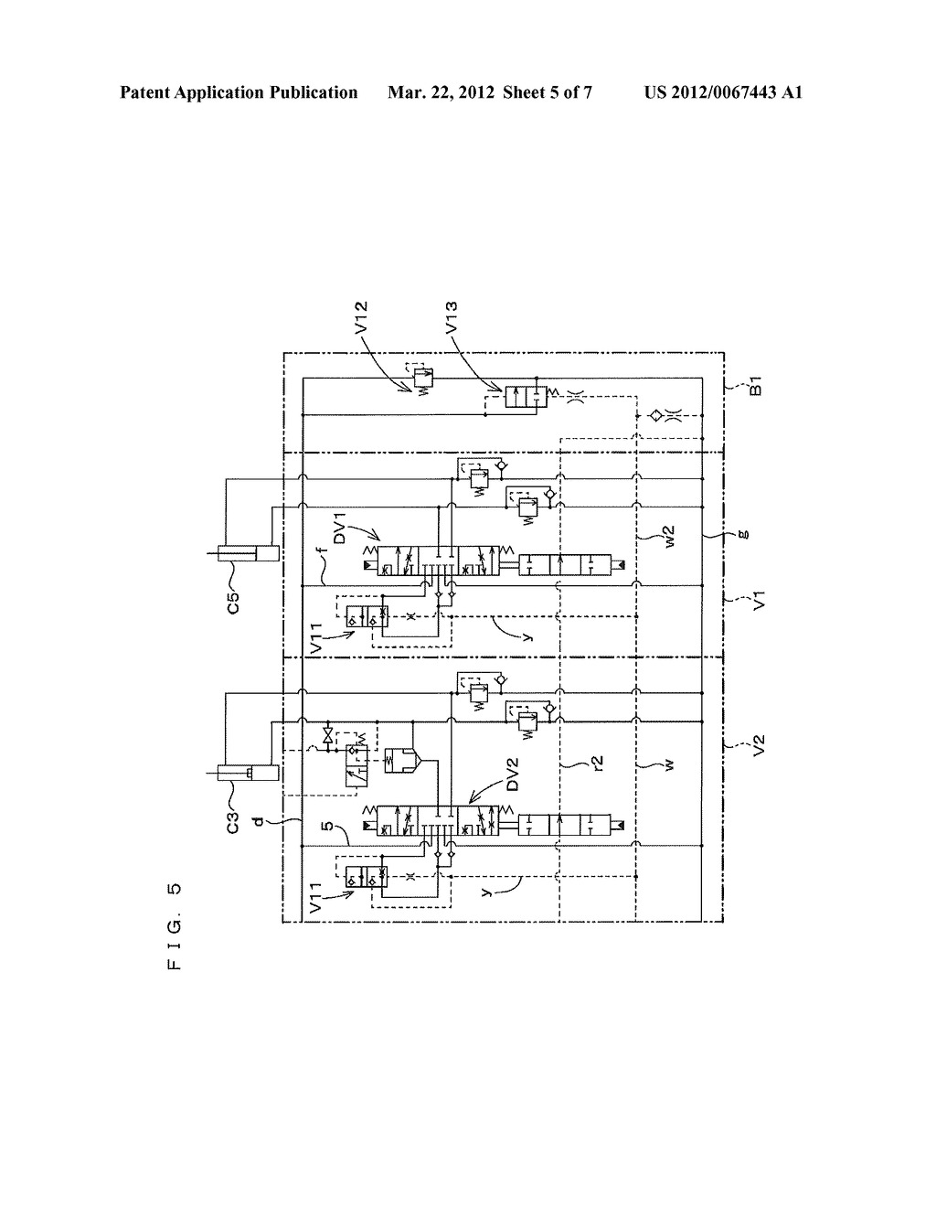 HYDRAULIC SYSTEM FOR WORKING MACHINE - diagram, schematic, and image 06