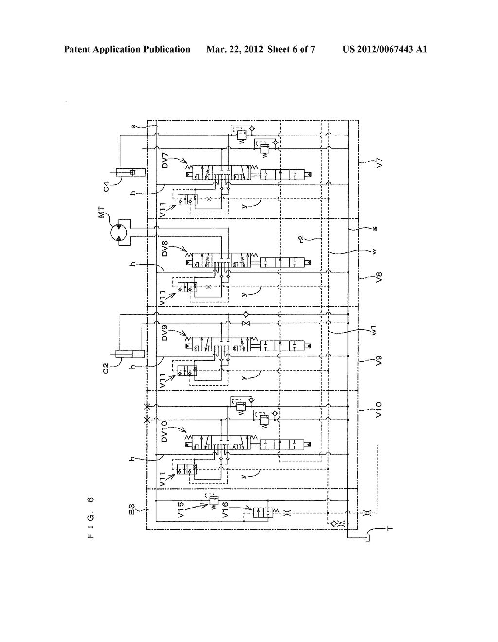 HYDRAULIC SYSTEM FOR WORKING MACHINE - diagram, schematic, and image 07