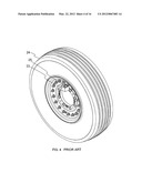 Apparatus and System for Integration of a Central Tire Inflation Valve     Into a Wheel diagram and image