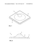 TURBULENCE INHIBITING IMPACT WELL FOR SUBMERGED SHROUD OR SPRUE POURED     CASTINGS diagram and image