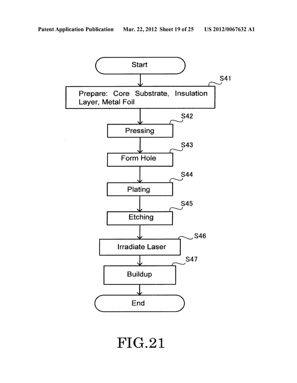 PRINTED WIRING BOARD AND METHOD FOR MANUFACTURING THE SAME - diagram, schematic, and image 20