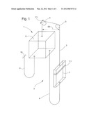 ELEVATOR WITH AN ELEVATOR CAGE AND A COUNTERWEIGHT diagram and image