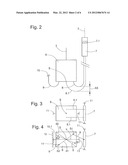 ELEVATOR WITH AN ELEVATOR CAGE AND A COUNTERWEIGHT diagram and image