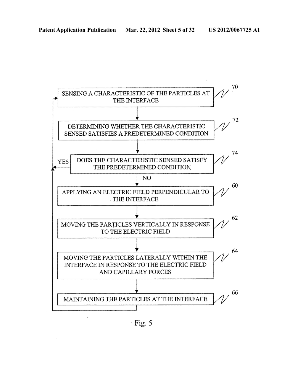 Apparatuses and Methods for Control and Self-Assembly of Particles into     Adaptable Monolayers - diagram, schematic, and image 06