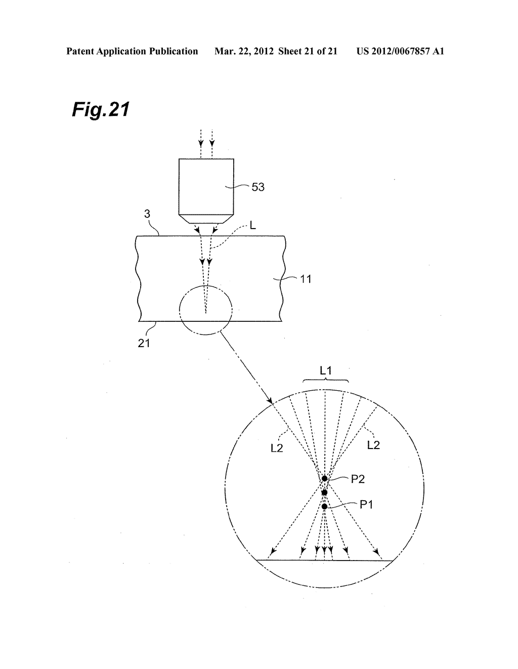 LASER PROCESSING METHOD - diagram, schematic, and image 22