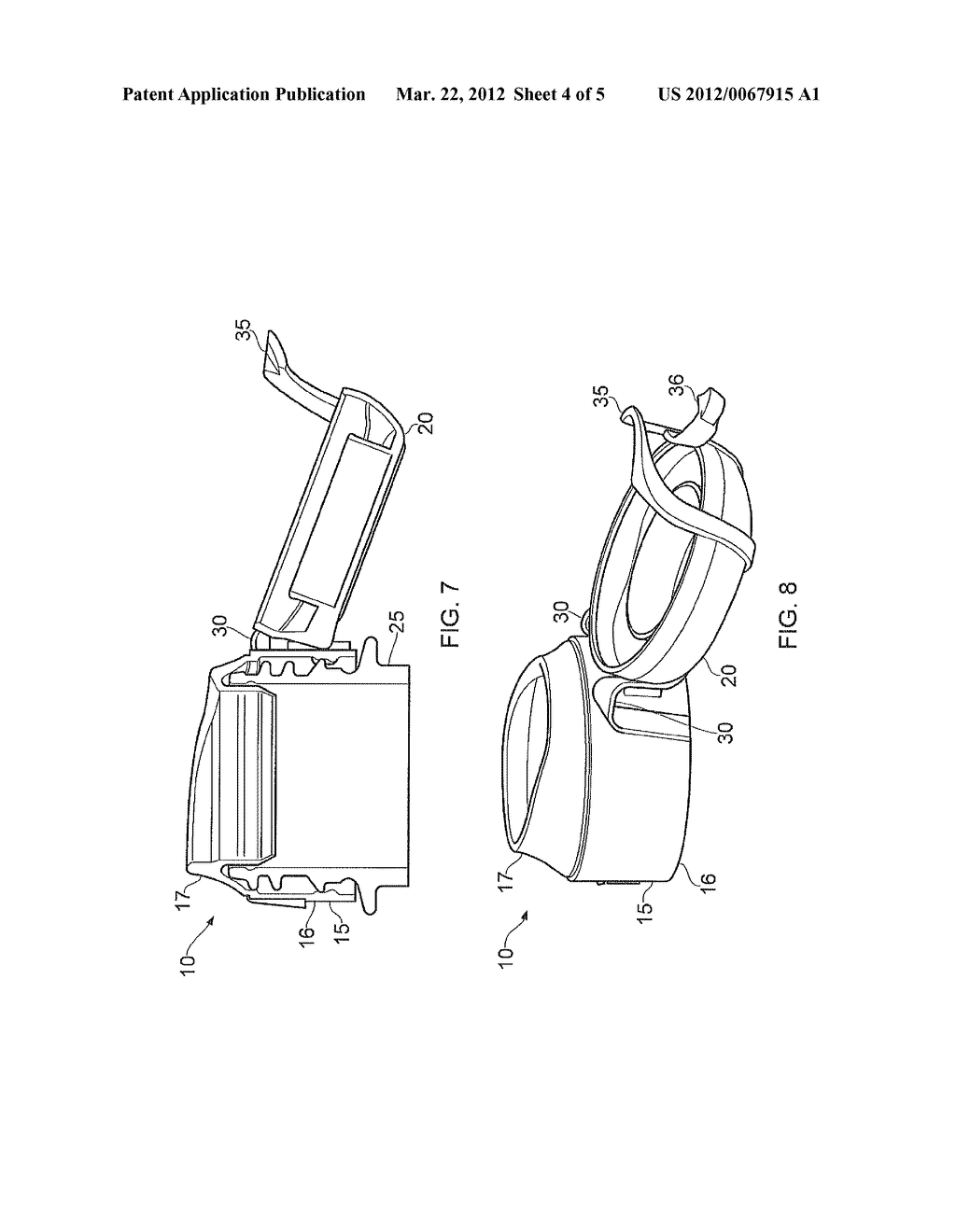 CLOSURE WITH MEANS FOR RETAINING THE LID IN AN OPEN POSITION - diagram, schematic, and image 05