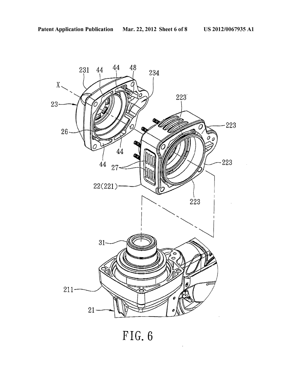 PNEUMATIC NAILING MACHINE WITH A WINDING AIR CHANNEL FOR EXHAUST - diagram, schematic, and image 07