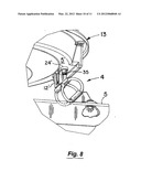 MOUNT FOR A MOBILE SATELLITE ANTENNA SYSTEM WITH VIBRATION AND SHOCK     ISOLATION diagram and image