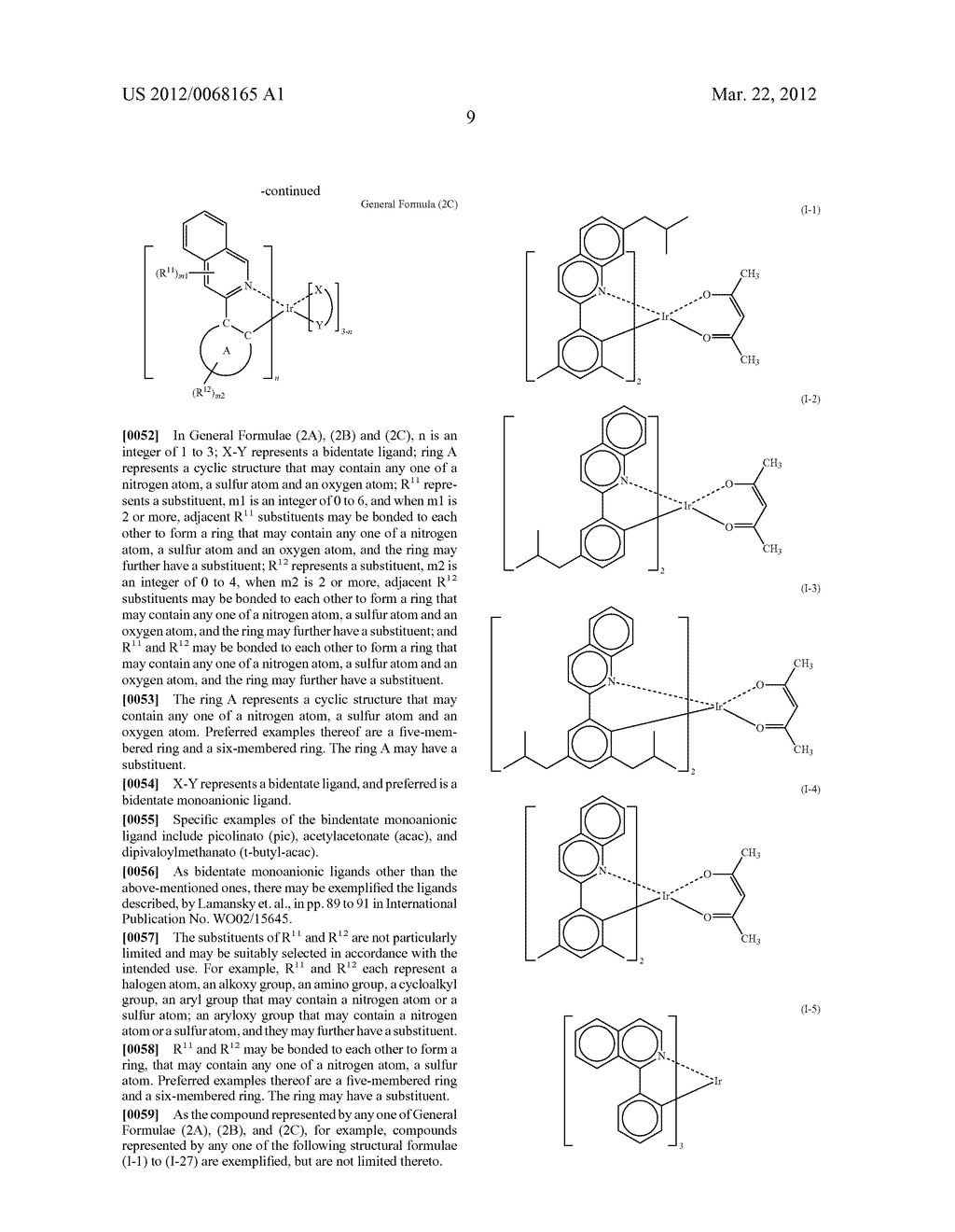 ORGANIC ELECTROLUMINESCENCE ELEMENT - diagram, schematic, and image 14