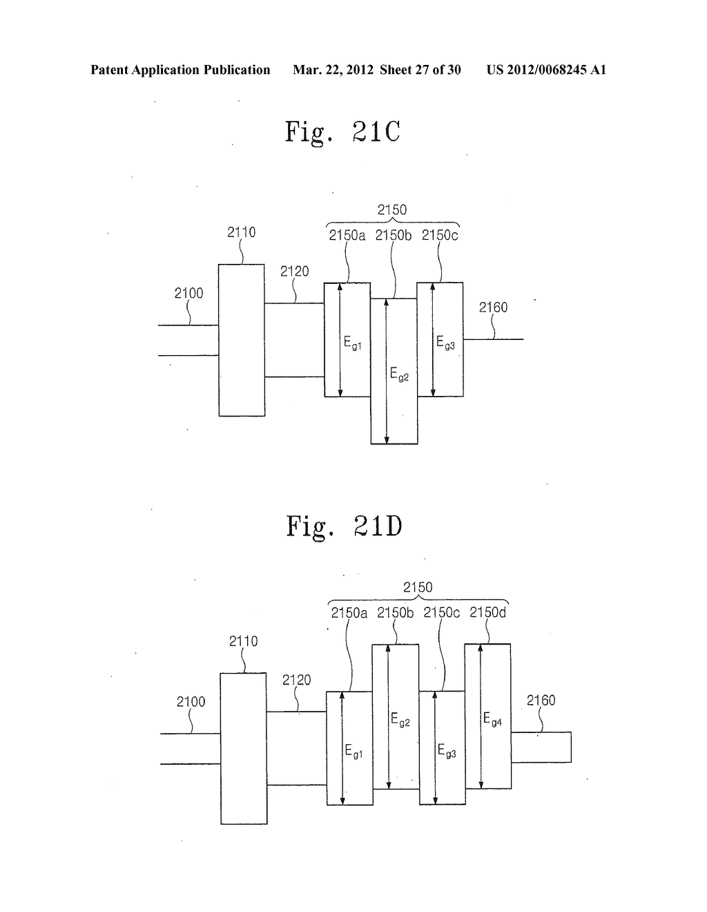 NON-VOLATILE MEMORY DEVICES INCLUDING BLOCKING INSULATION PATTERNS WITH     SUB-LAYERS HAVING DIFFERENT ENERGY BAND GAPS - diagram, schematic, and image 28