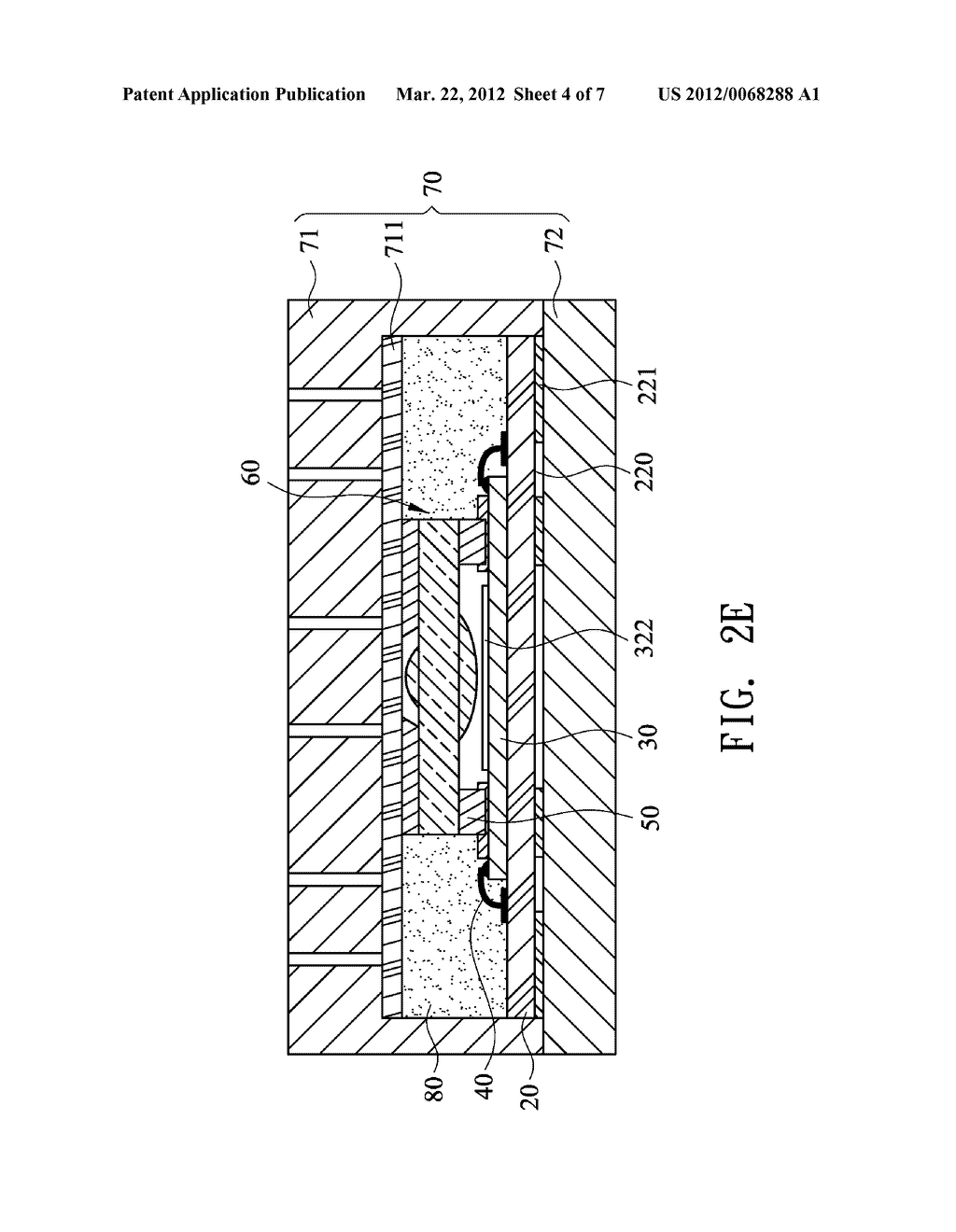 MANUFACTURING METHOD OF MOLDED IMAGE SENSOR PACKAGING STRUCTURE WITH     PREDETERMINED FOCAL LENGTH AND THE STRUCTURE USING THE SAME - diagram, schematic, and image 05