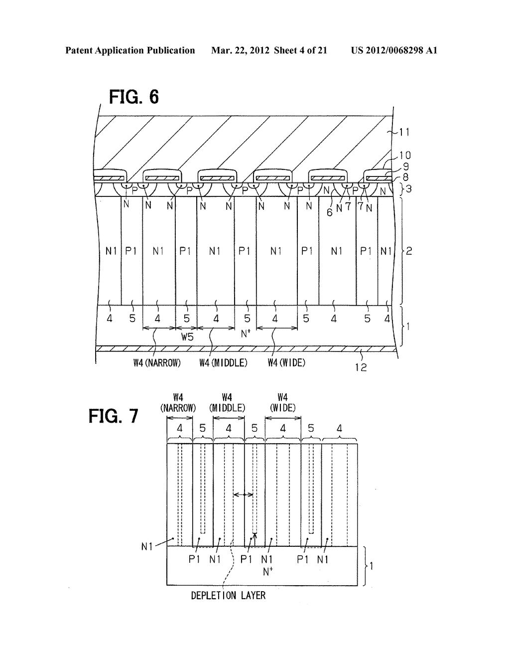 SEMICONDUCTOR DEVICE HAVING SUPER JUNCTION STRUCTURE AND METHOD FOR     MANUFACTURING THE SAME - diagram, schematic, and image 05