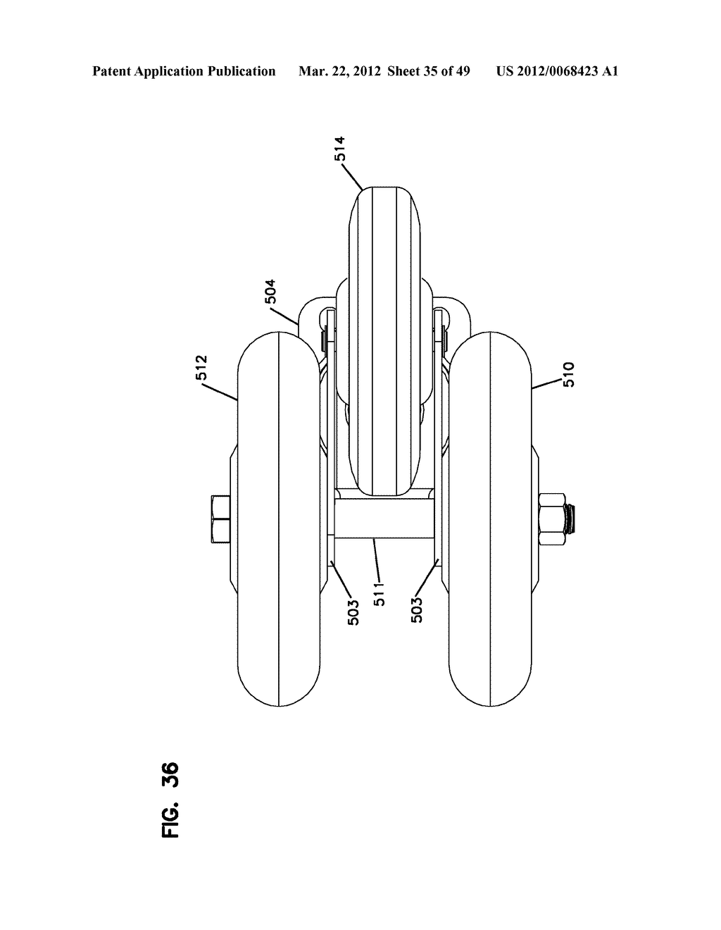 CASTER WHEEL ARRANGEMENTS - diagram, schematic, and image 36