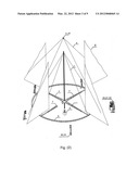 Vertical axis wind turbine generator with sails diagram and image