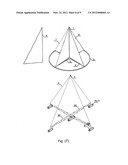 Vertical axis wind turbine generator with sails diagram and image