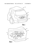 Automotive Vehicle Body Closure with Storage Compartment diagram and image