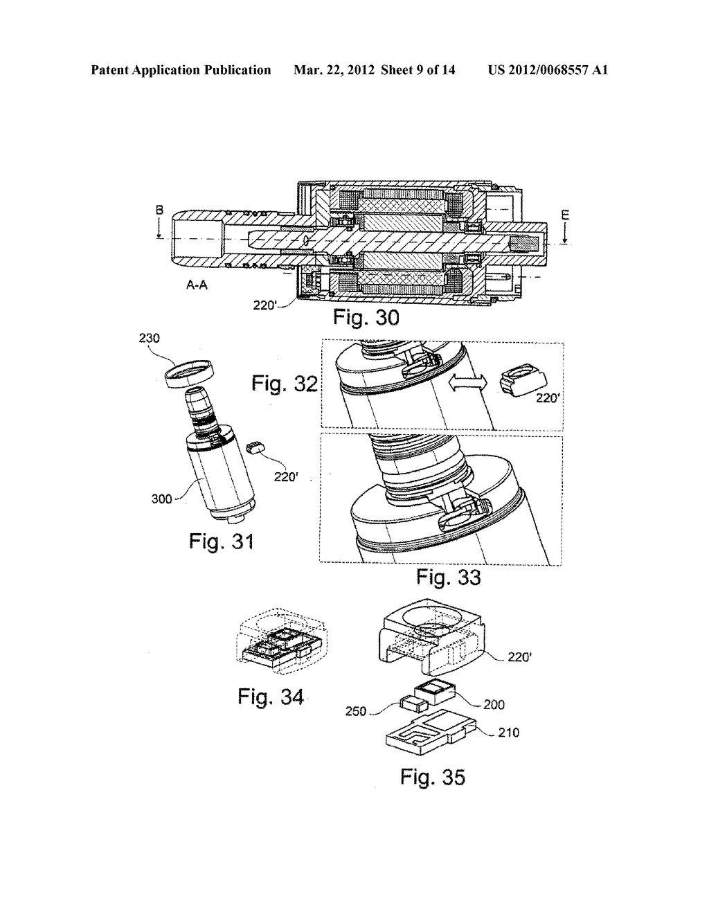 Electric Motor Arrangement for a Medical, Especially Dental, Tool Holder - diagram, schematic, and image 10