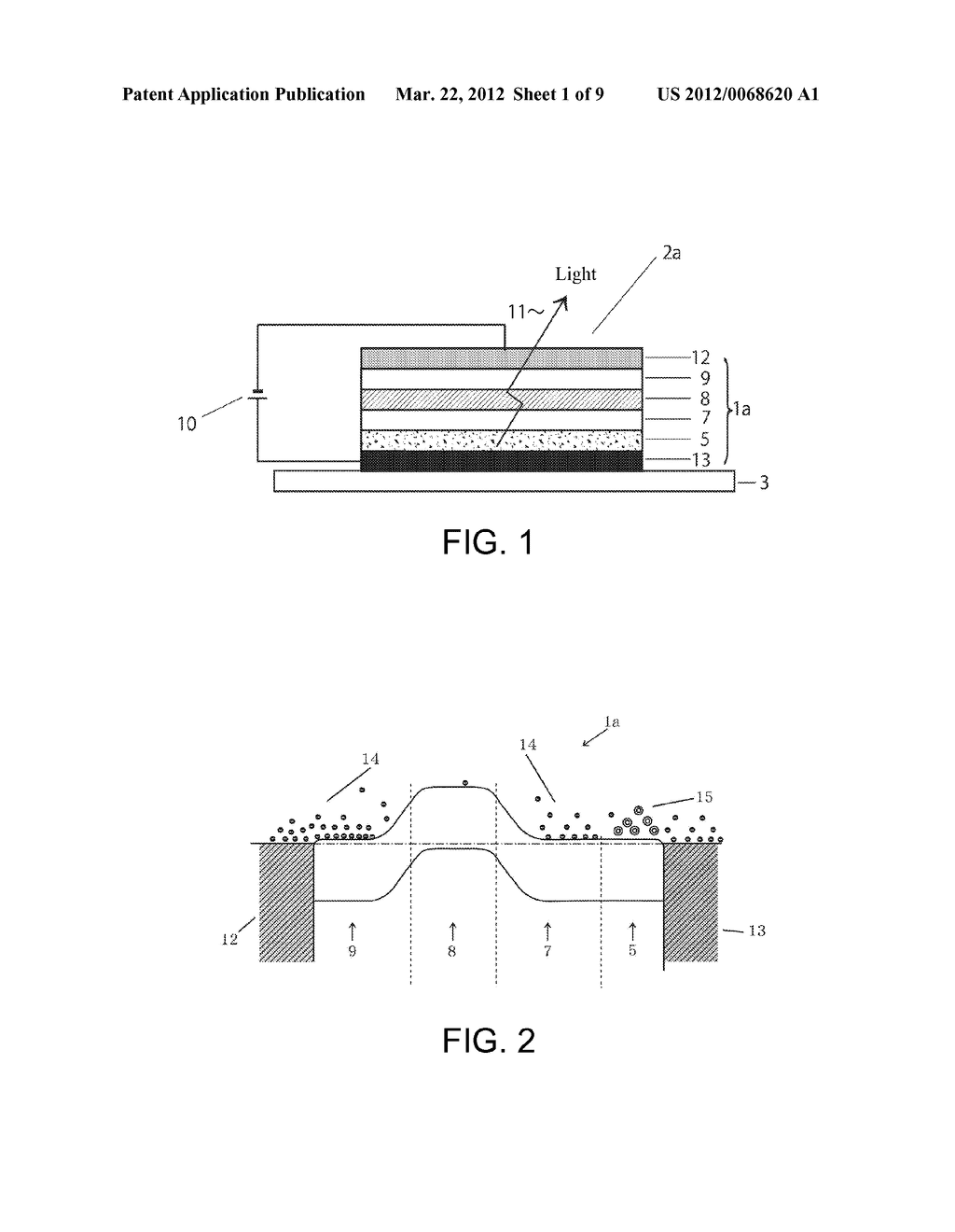 DC-DRIVEN ELECTROLUMINESCENCE DEVICE AND LIGHT EMISSION METHOD - diagram, schematic, and image 02