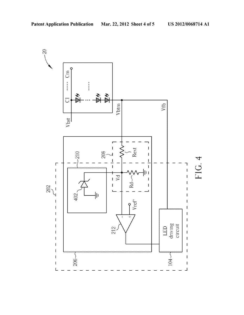 Short Detection Circuit, Light-Emitting Diode Chip, Light-Emitting Diode     Device and Short Detection Method - diagram, schematic, and image 05
