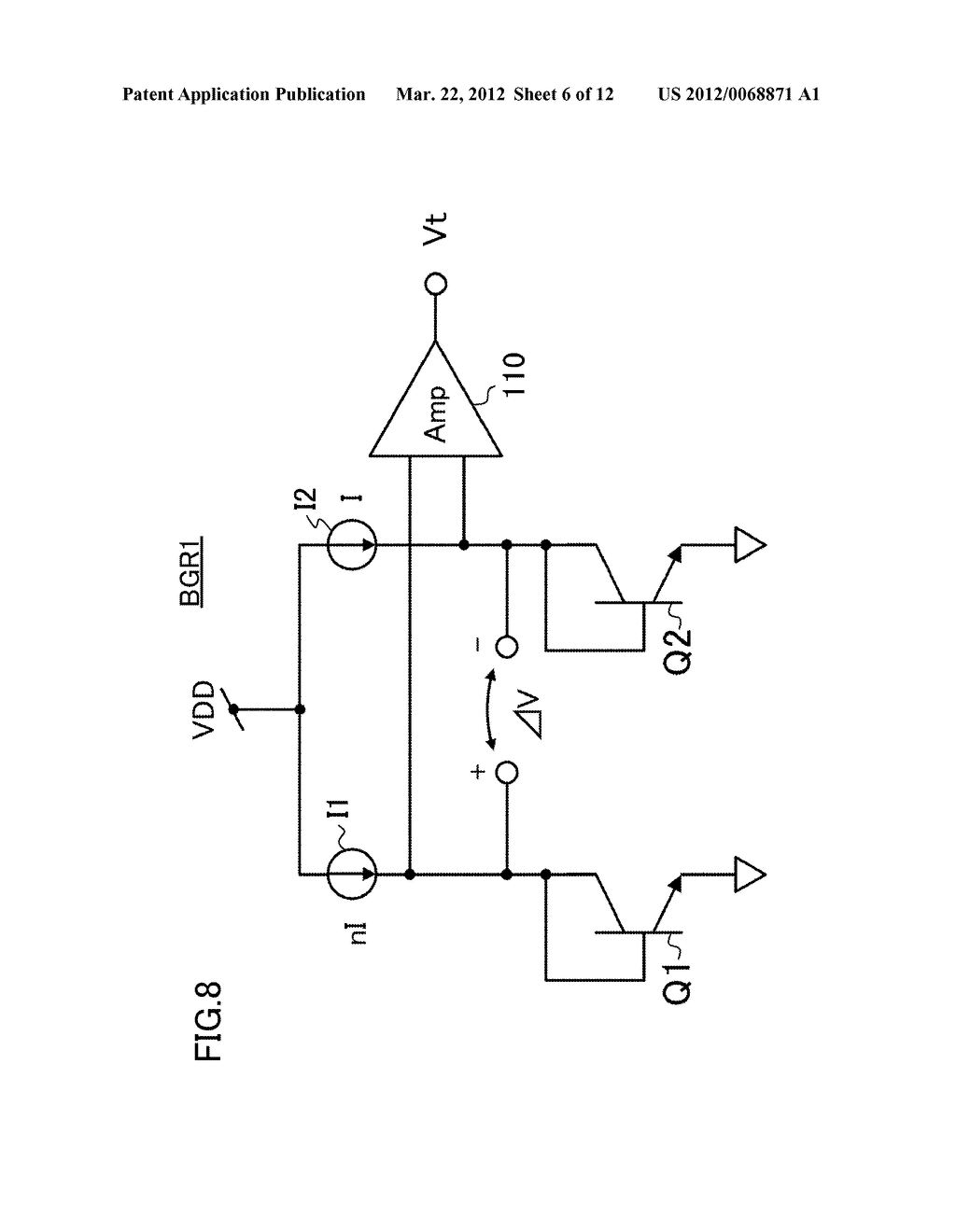 AD CONVERTER-EQUIPPED TEMPERATURE SENSOR CIRCUIT AND SEMICONDUCTOR     INTEGRATED CIRCUIT - diagram, schematic, and image 07