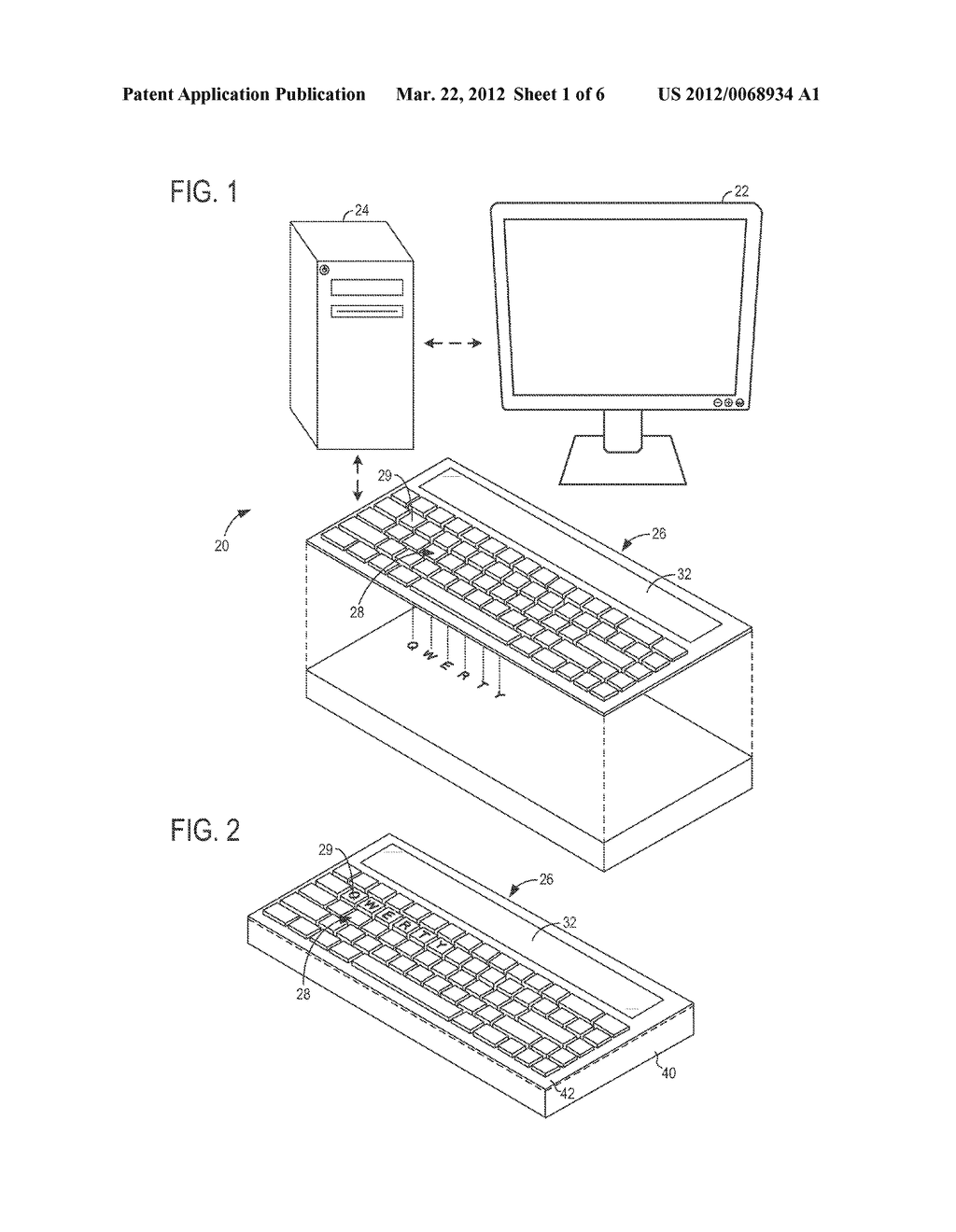 INTERACTIVE KEYBOARD WITH VIEWABLE DISPLAY - diagram, schematic, and image 02