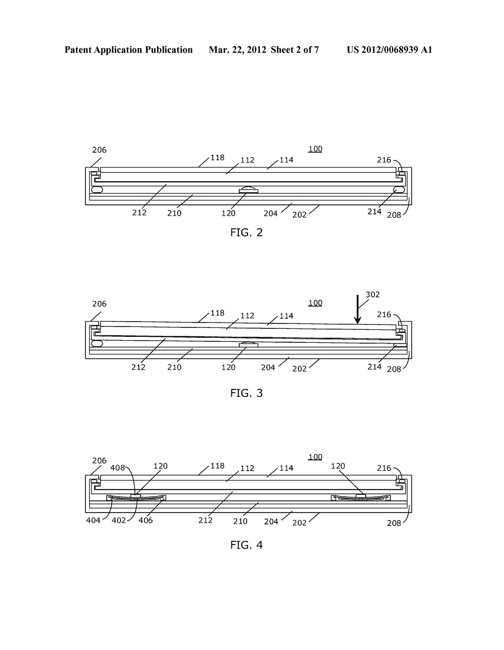 TOUCH-SENSITIVE DISPLAY WITH DEPRESSION DETECTION AND METHOD - diagram, schematic, and image 03