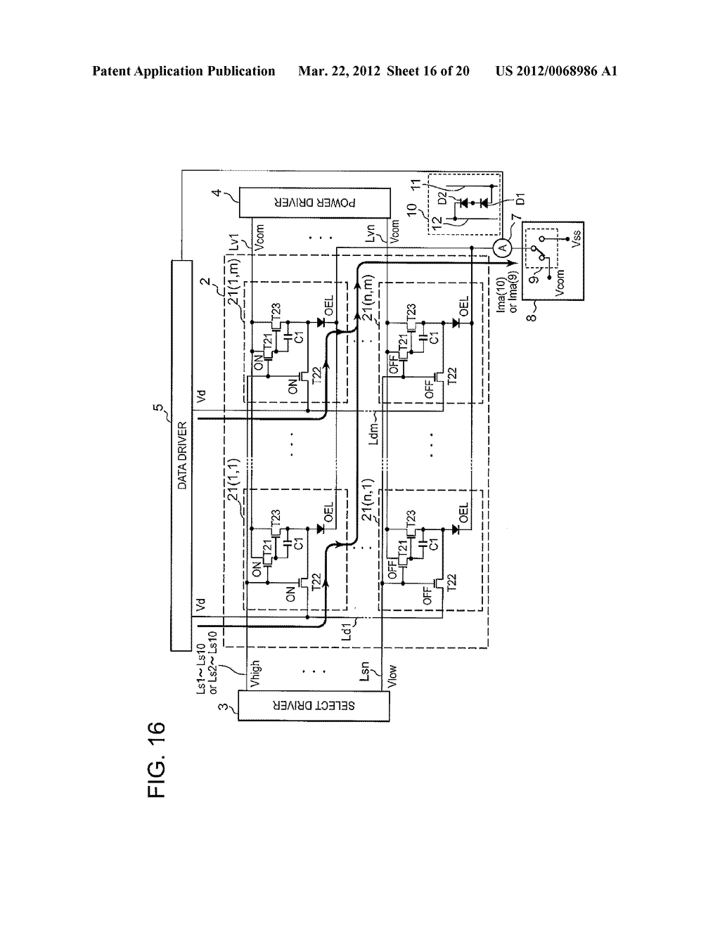 LIGHT EMITTING DEVICE, DRIVE CONTROL METHOD THEREOF, AND ELECTRONIC DEVICE - diagram, schematic, and image 17