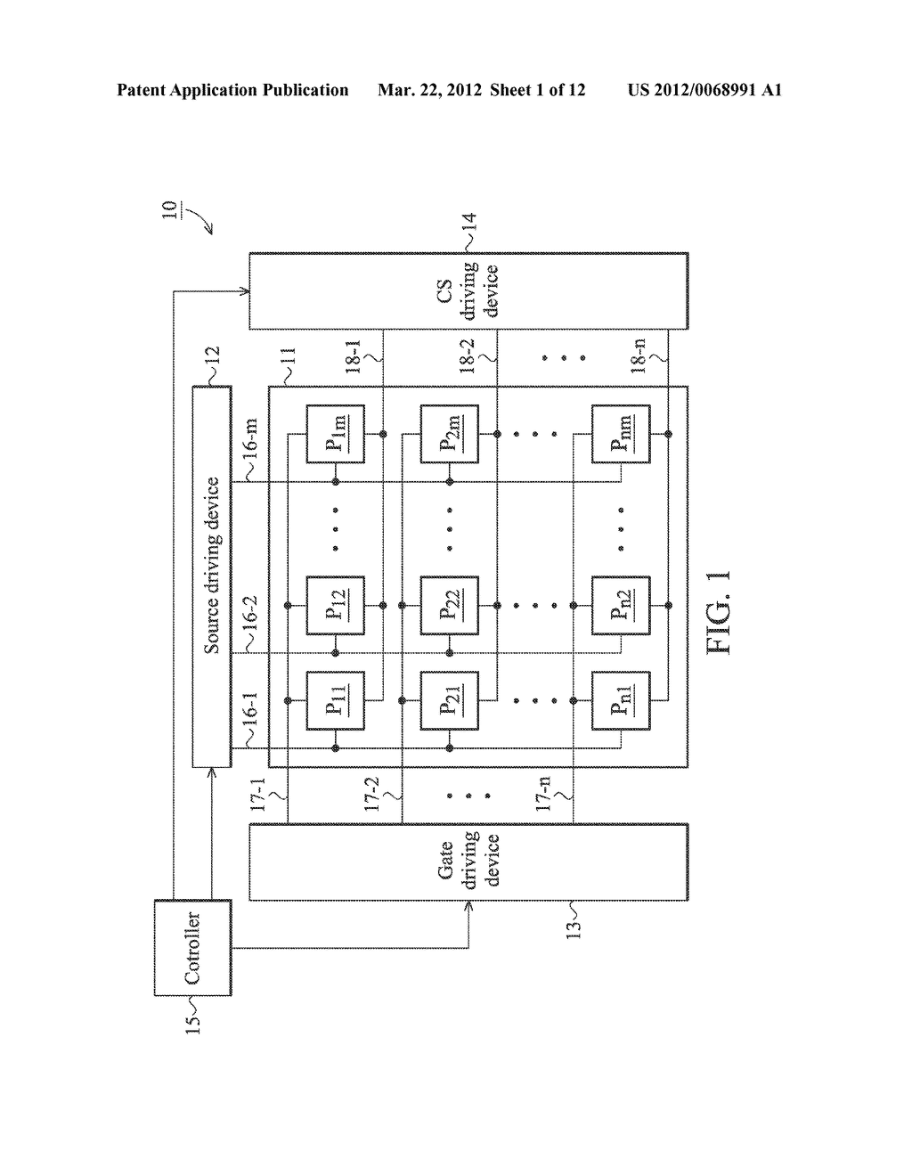ACTIVE MATRIX DISPLAY DEVICES AND ELECTRONIC APPARATUSES USING THE SAME - diagram, schematic, and image 02