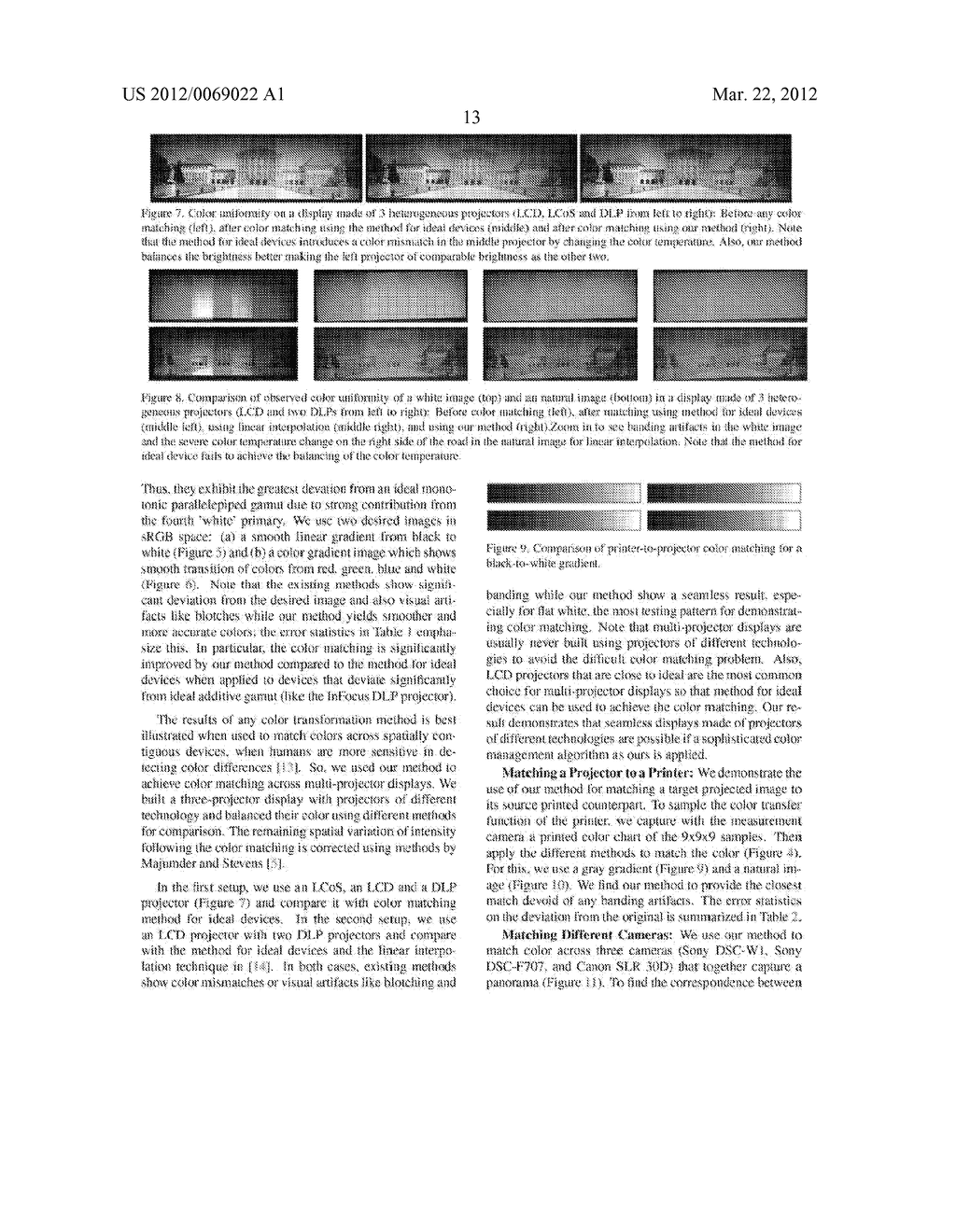 COLOR SEAMLESSNESS ACROSS TILED MULTI-PROJECTOR DISPLAYS - diagram, schematic, and image 21