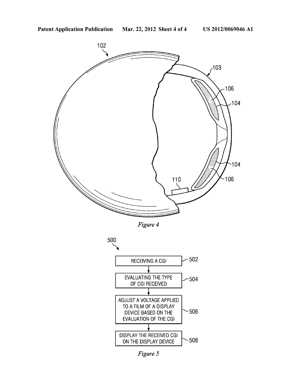 SYSTEMS AND METHODS FOR DISPLAYING COMPUTER-GENERATED IMAGES ON A HEAD     MOUNTED DEVICE - diagram, schematic, and image 05